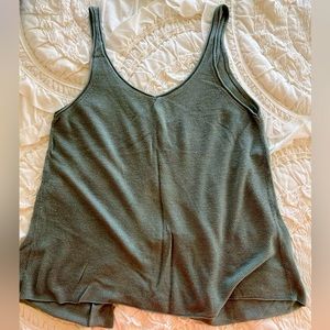 Lululemon Open Back or Tie Back Tank Army Green XS